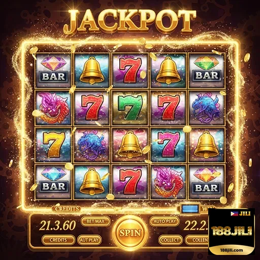 Exciting live gaming session with slot machines